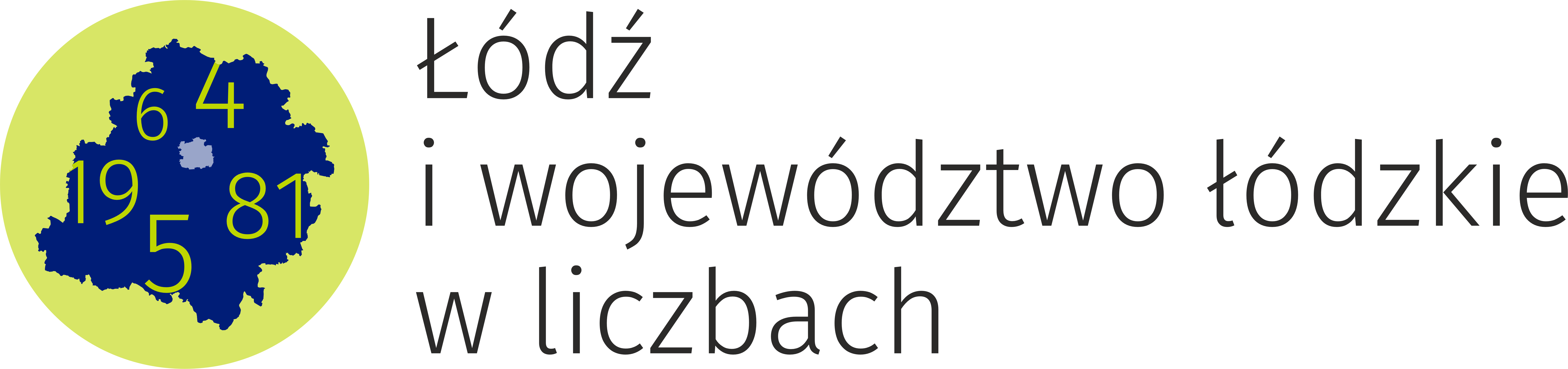 Logo 'Łódź i województwo łódzkie w liczbach'